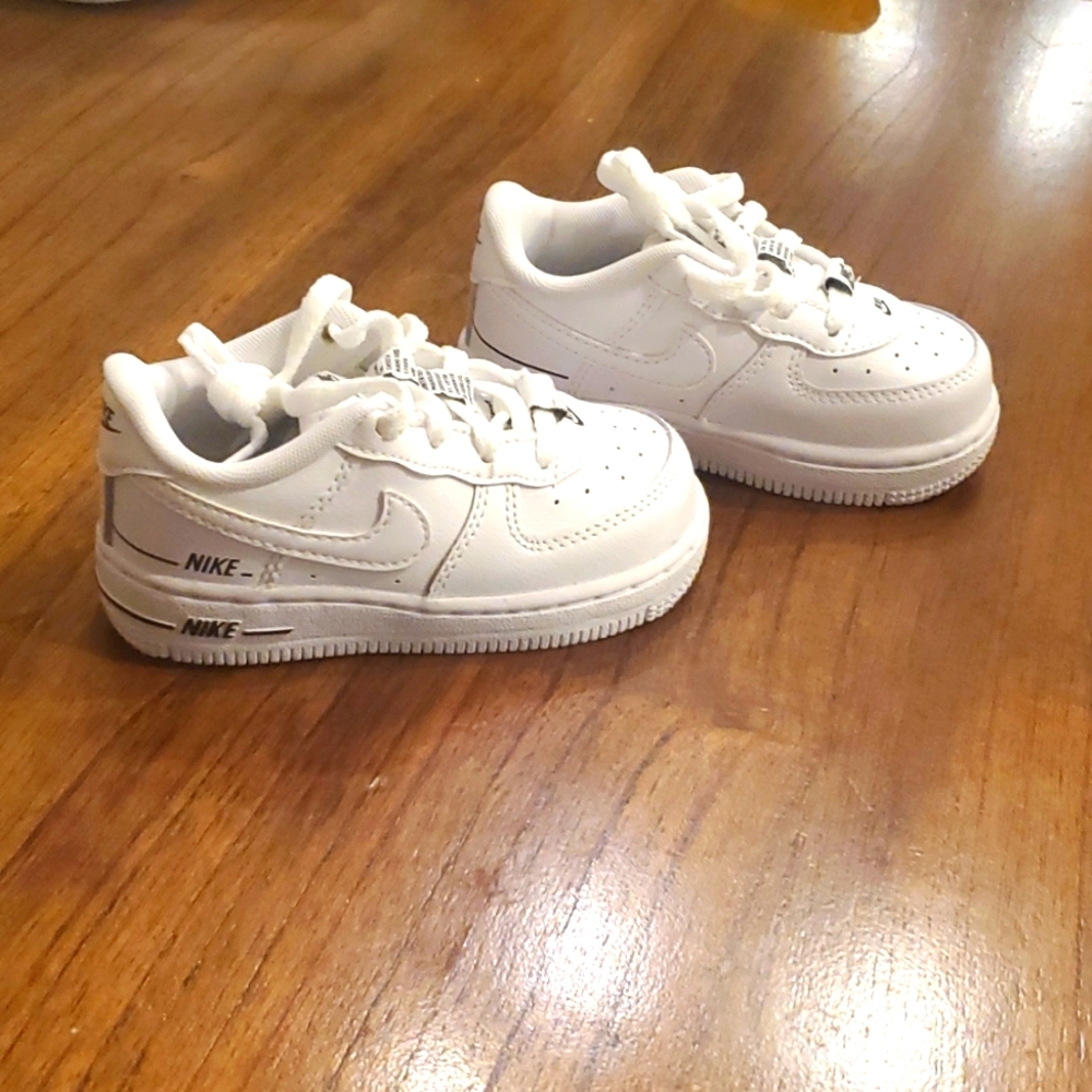 Toddler Nike Air Force 1s Low Double White LV8